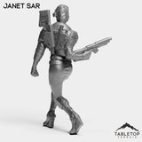 Tabletop Terrain Miniature Janet Sar - Bomber Girls
