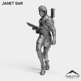 Tabletop Terrain Miniature Janet Sar - Bomber Girls