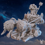 Tabletop Terrain Miniature Jarl Arna on Stormchariot