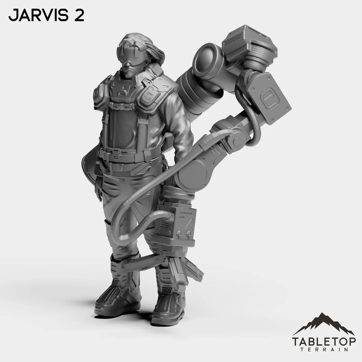 Tabletop Terrain Miniature Jarvis 2 Jarvis - Human Hybrids