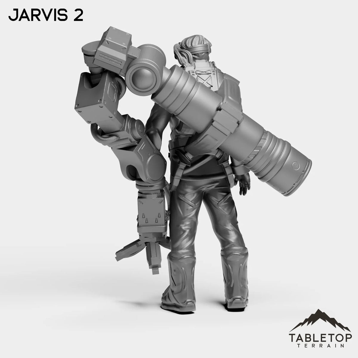 Tabletop Terrain Miniature Jarvis - Human Hybrids