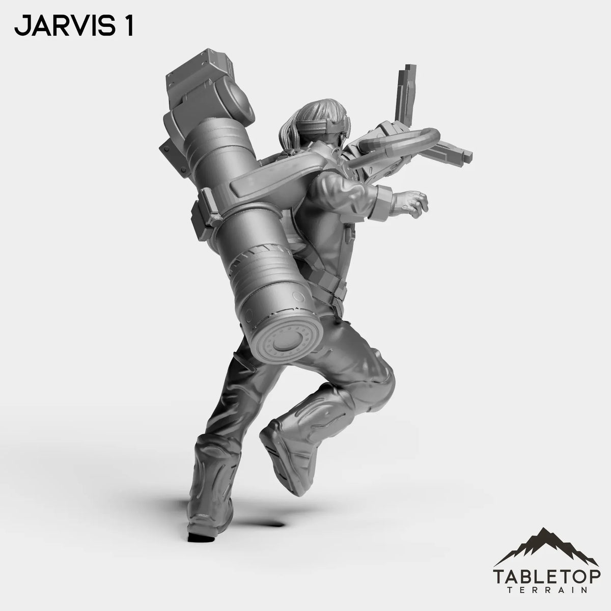 Tabletop Terrain Miniature Jarvis - Human Hybrids