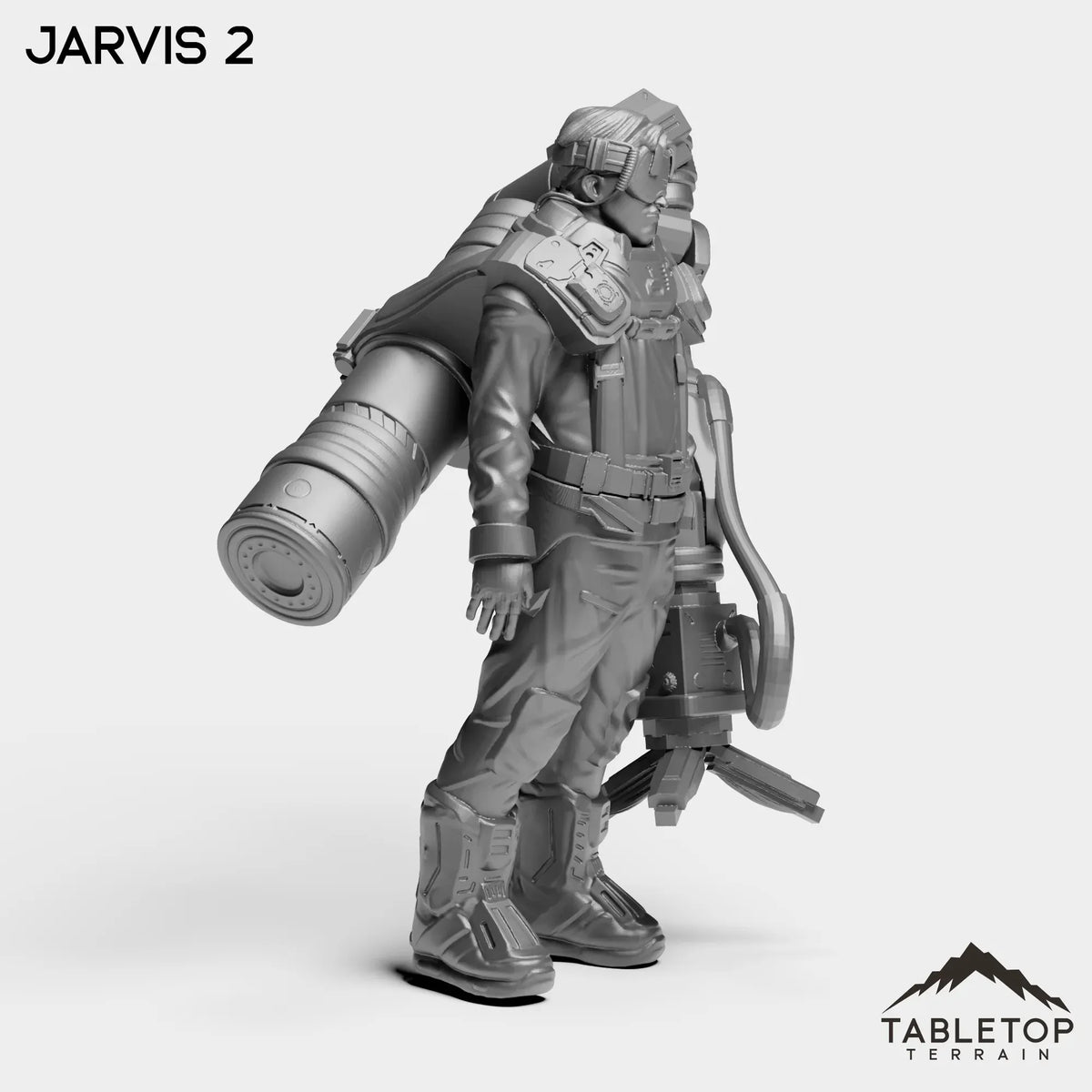 Tabletop Terrain Miniature Jarvis - Human Hybrids