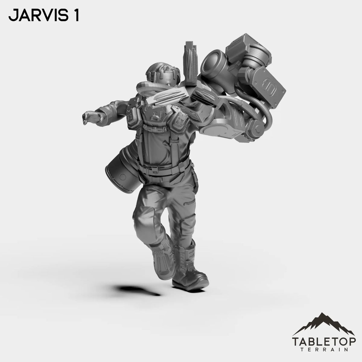 Tabletop Terrain Miniature Jarvis - Human Hybrids