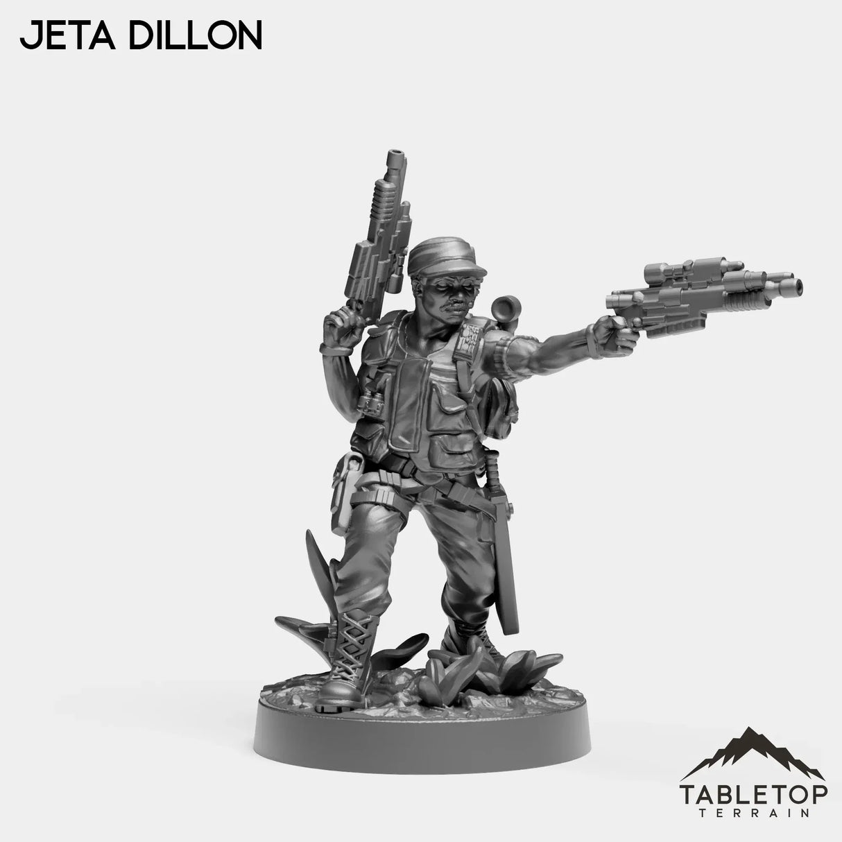 Tabletop Terrain Miniature JETA Squad