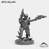 Tabletop Terrain Miniature JETA Squad