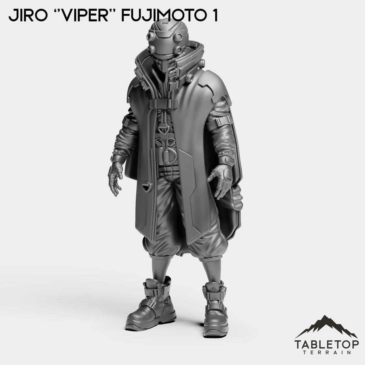 Tabletop Terrain Miniature Jiro ''Viper'' Fujimoto