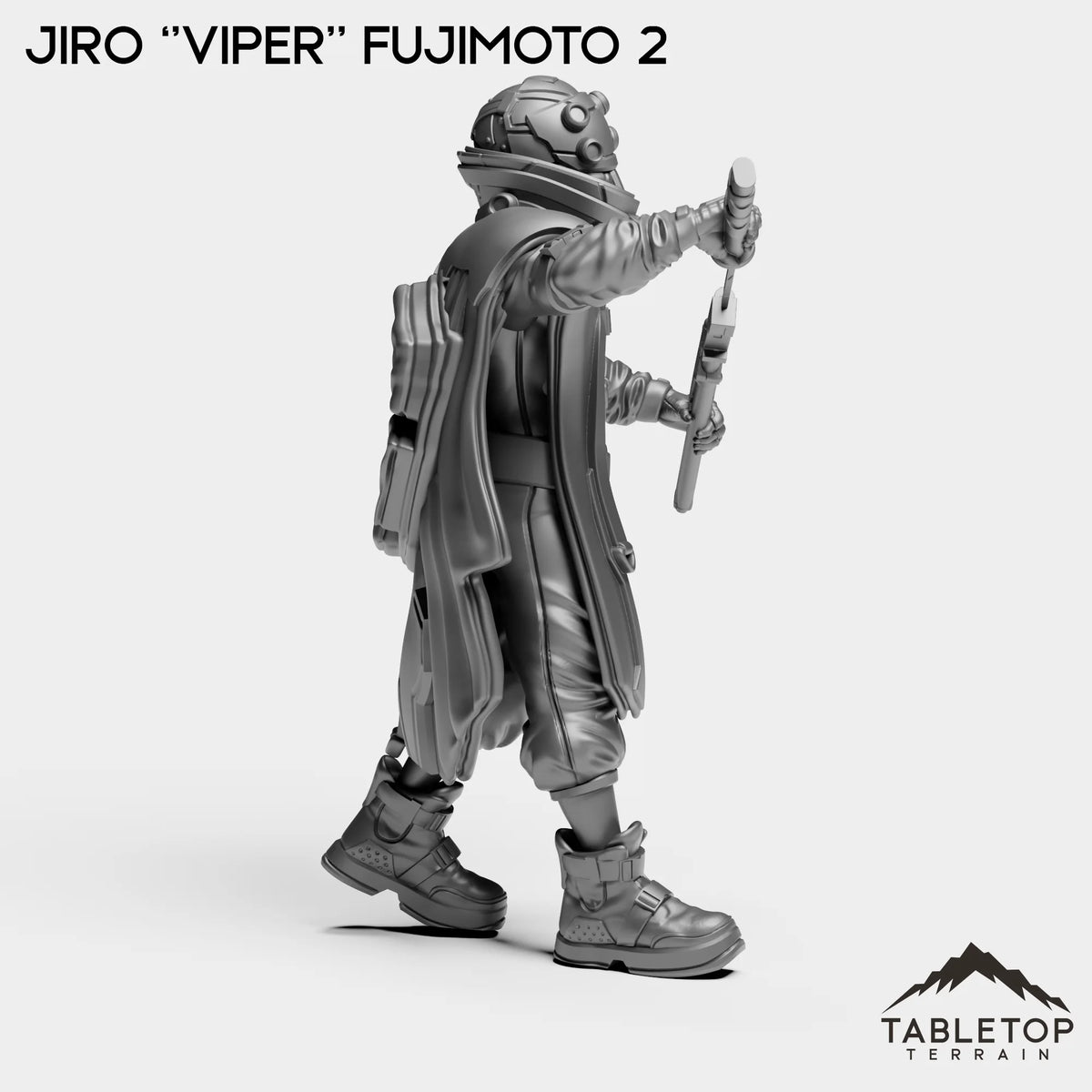 Tabletop Terrain Miniature Jiro ''Viper'' Fujimoto