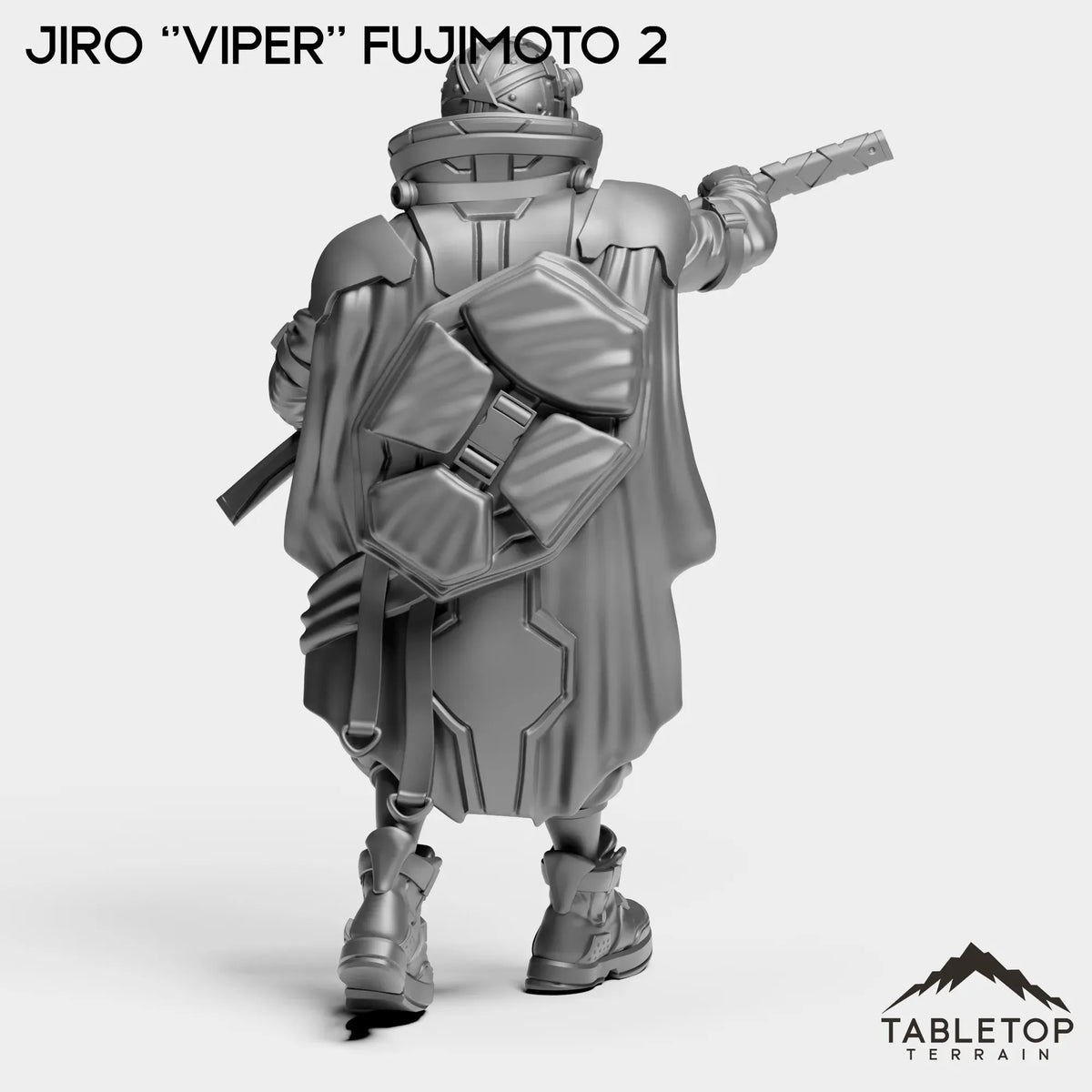 Tabletop Terrain Miniature Jiro ''Viper'' Fujimoto