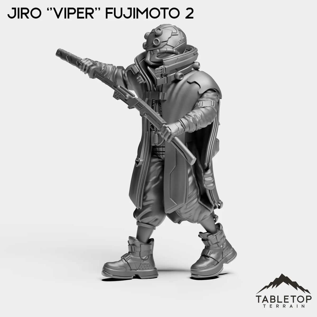 Tabletop Terrain Miniature Jiro ''Viper'' Fujimoto