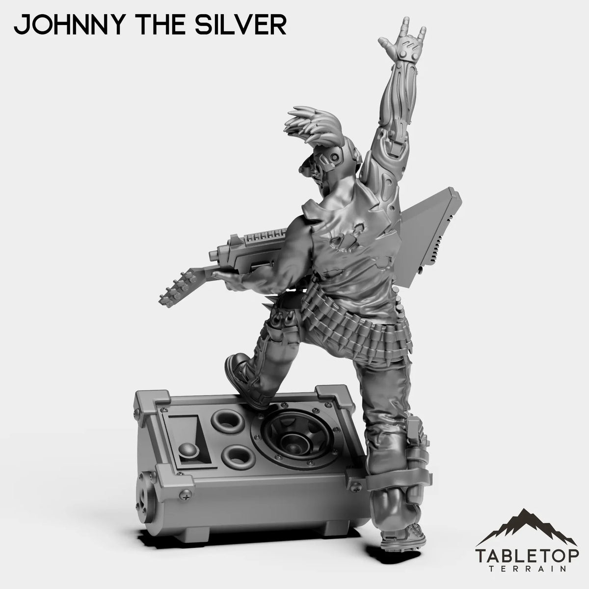 Tabletop Terrain Miniature Johnny The Silver - Johnny & The Psychos