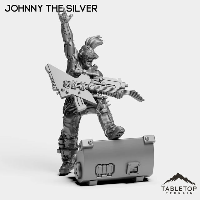 Tabletop Terrain Miniature Johnny The Silver - Johnny & The Psychos
