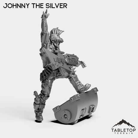 Tabletop Terrain Miniature Johnny The Silver - Johnny & The Psychos