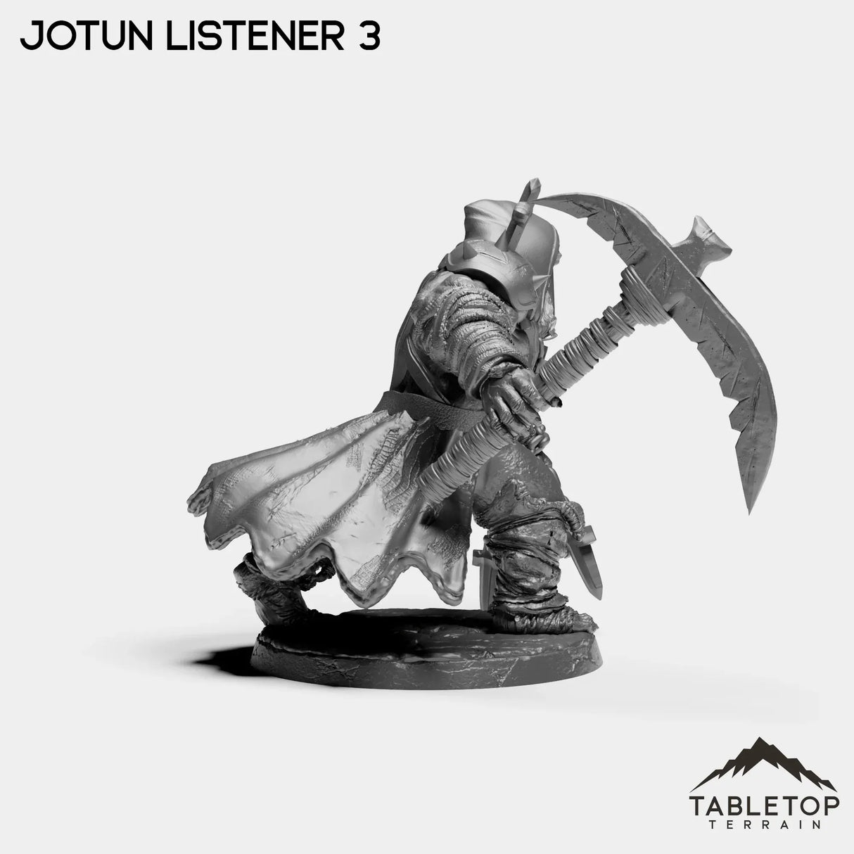 Tabletop Terrain Miniature Jotun Listener 3 Jotun Listeners - The Norse Procession