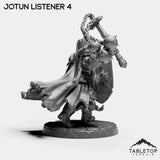 Tabletop Terrain Miniature Jotun Listener 4 Jotun Listeners - The Norse Procession