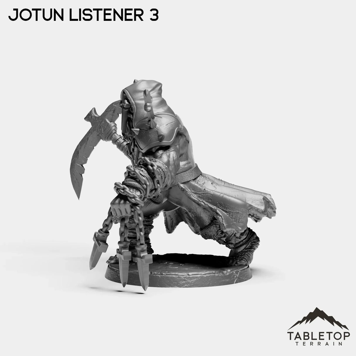 Tabletop Terrain Miniature Jotun Listeners - The Norse Procession