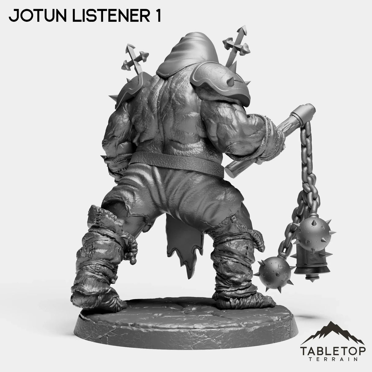Tabletop Terrain Miniature Jotun Listeners - The Norse Procession