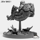Tabletop Terrain Miniature JSW Bikers