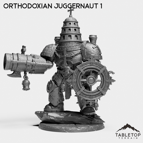Tabletop Terrain Miniature Juggernaut 1 Orthodoxian Juggernauts - The Norse Procession