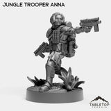 Tabletop Terrain Miniature Jungle Troopers