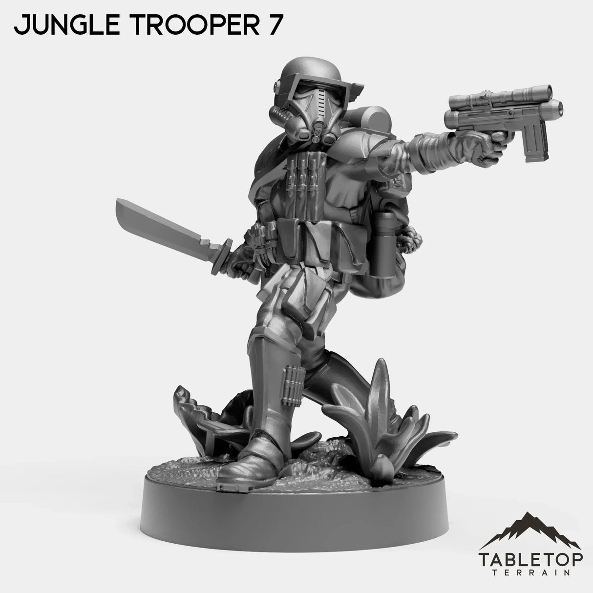 Tabletop Terrain Miniature Jungle Troopers