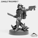 Tabletop Terrain Miniature Jungle Troopers