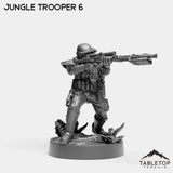 Tabletop Terrain Miniature Jungle Troopers
