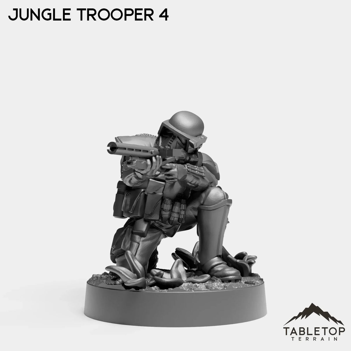 Tabletop Terrain Miniature Jungle Troopers
