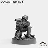Tabletop Terrain Miniature Jungle Troopers