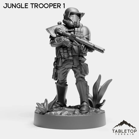 Tabletop Terrain Miniature Jungle Troopers