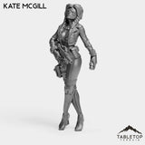 Tabletop Terrain Miniature Kate McGill - Bomber Girls