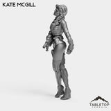Tabletop Terrain Miniature Kate McGill - Bomber Girls