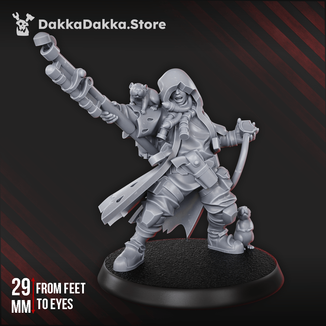 Tabletop Terrain Miniature Kayla The Pied Piper