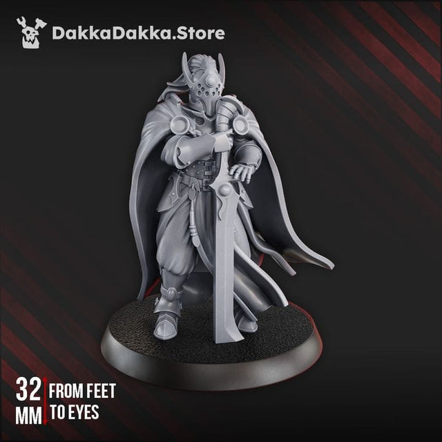 Tabletop Terrain Miniature Khadessa Varn, Sorrowblade of the Sinbound Temple