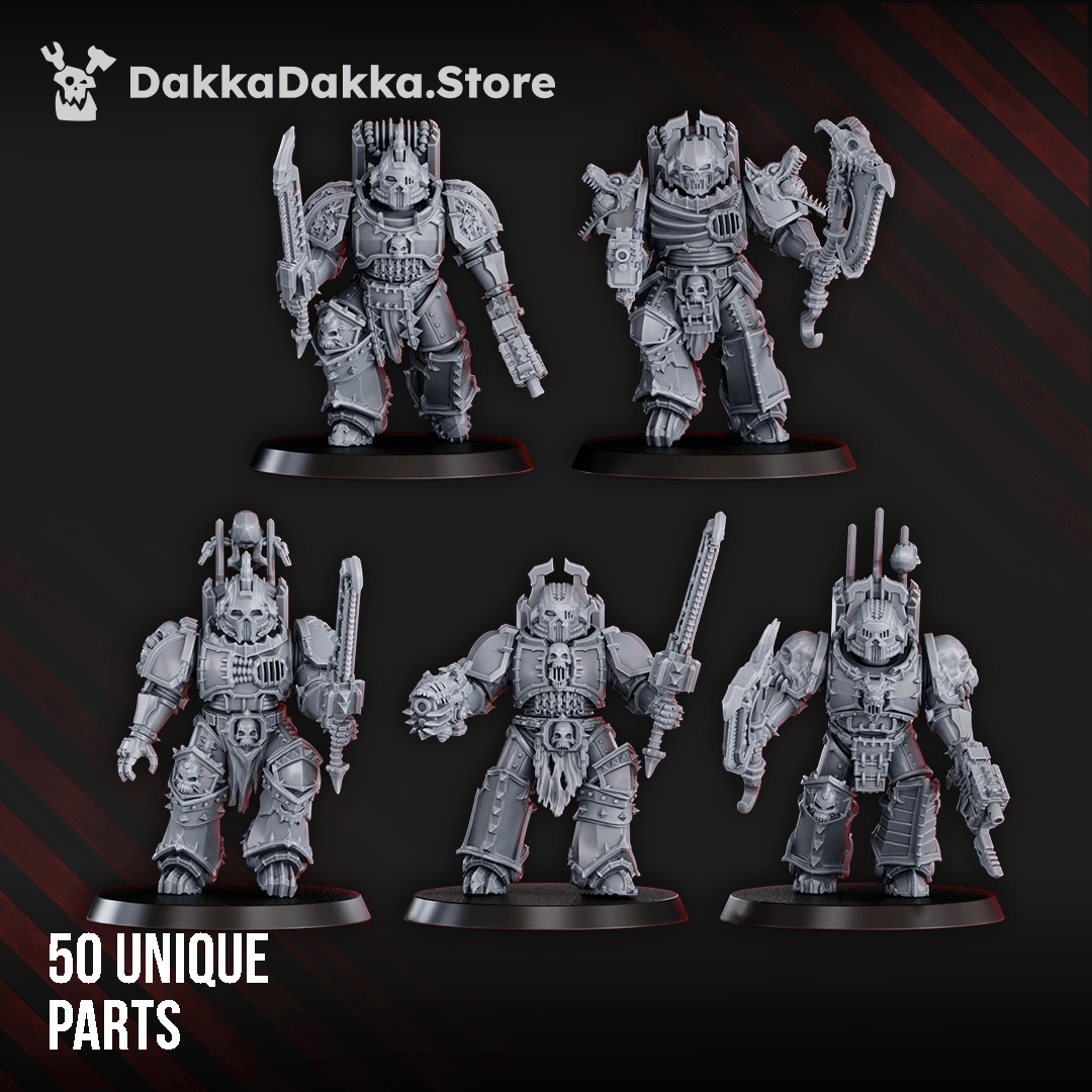 Tabletop Terrain Miniature Kill-Obsessed Squad (build-kit)