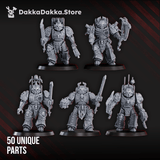 Tabletop Terrain Miniature Kill-Obsessed Squad (build-kit)