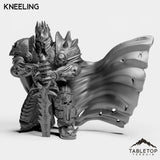 Tabletop Terrain Miniature Kneeling Death King