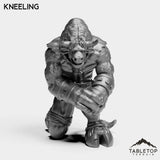 Tabletop Terrain Miniature Kneeling Minotaur Elite
