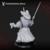 Tabletop Terrain Miniature Knight-Commander Henry The Stronghold - Prime Armored Space Captain of Citadel Vanguard
