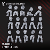 Tabletop Terrain Miniature Knights of the Great Gates (build kit) - Prime Armored Battleline Squad of Citadel Vanguard