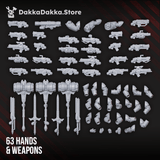 Tabletop Terrain Miniature Knights of the Great Gates (build kit) - Prime Armored Battleline Squad of Citadel Vanguard