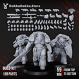 Tabletop Terrain Miniature Knights of the Sky Gates (build kit) - Prime Armored Space Assault Squad of Citadel Vanguard