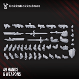 Tabletop Terrain Miniature Knights of the Sky Gates (build kit) - Prime Armored Space Assault Squad of Citadel Vanguard