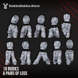 Tabletop Terrain Miniature Knights of the Sky Gates (build kit) - Prime Armored Space Assault Squad of Citadel Vanguard