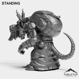Tabletop Terrain Miniature Kobold Pyromancer