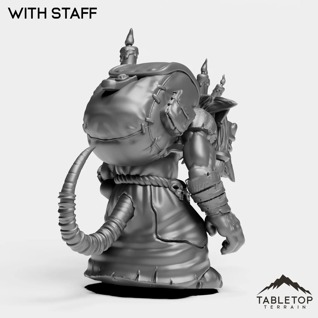 Tabletop Terrain Miniature Kobold Pyromancer