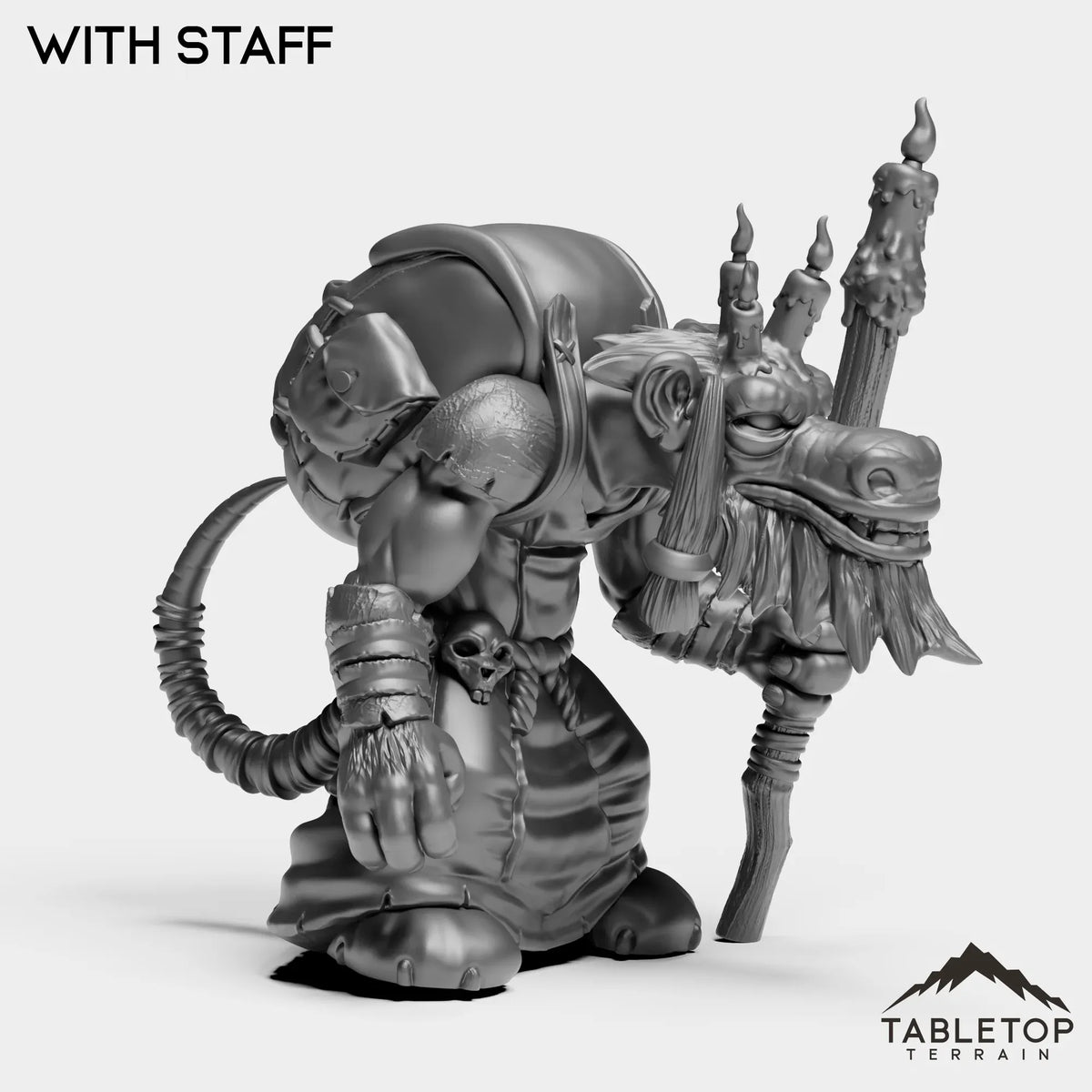 Tabletop Terrain Miniature Kobold Pyromancer