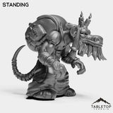 Tabletop Terrain Miniature Kobold Pyromancer