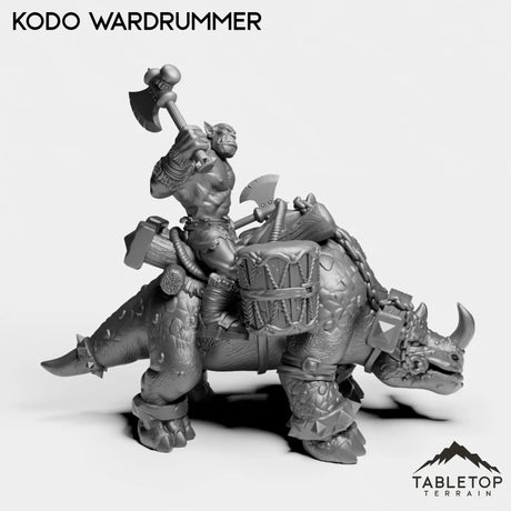 Tabletop Terrain Miniature Kodo Wardrummer