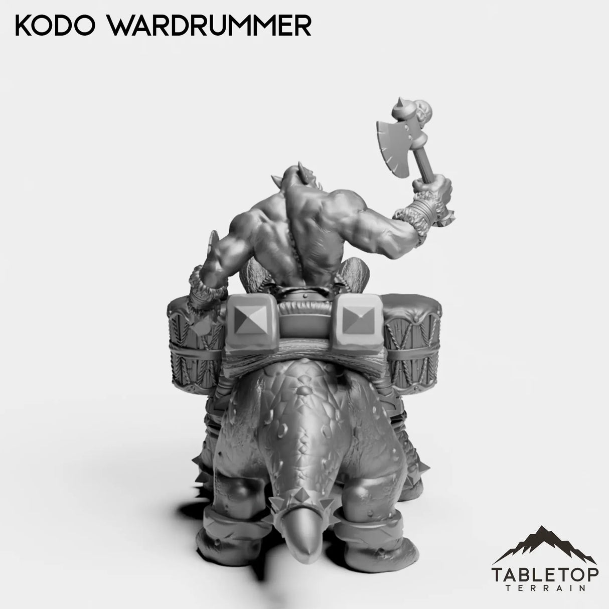 Tabletop Terrain Miniature Kodo Wardrummer